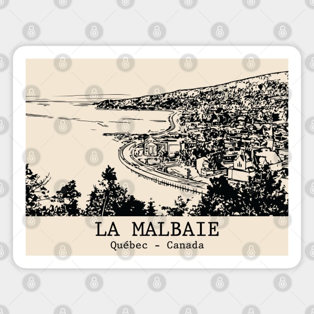 La Malbaie - Québec Magnet by Lakeric
